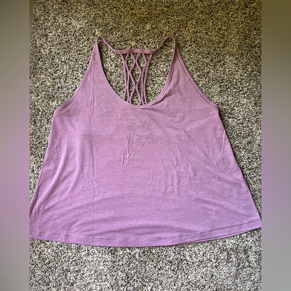 Lululemon Athletica purple tank top